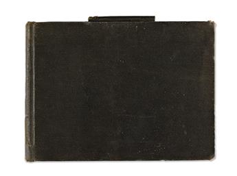 (SKETCHBOOKS.) Albert Bierstadt. Artists sketchbook from a trip to Switzerland in June and July 1896.